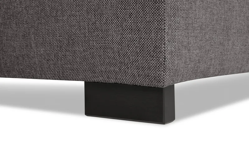 Crazy Limited Edition 4-personers Venstrevendt L-formet Dyb Chaiselongsofa i Stof - Grå - Møbler - Sofaer - Sofa med chaiselong - 4 personers sofa med chaiselong