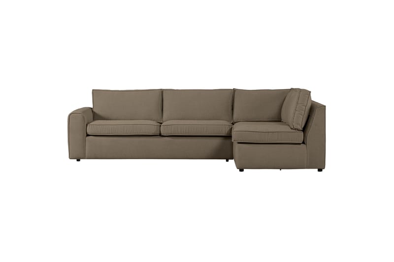 Freek Sofa med Chaiselong 3-personers - Mørk Sand - Sofa med chaiselong - 3 personers sofa med chaiselong