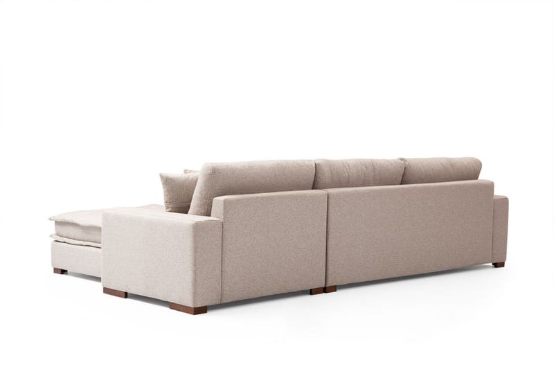 Gladfield Chaiselongsofa 3-personers - Beige - Møbler - Sofaer - Sofa med chaiselong - 3 personers sofa med chaiselong