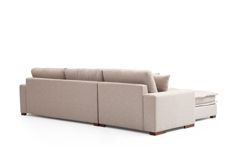 Gladfield Chaiselongsofa 3-personers - Beige - Møbler - Sofaer - Sofa med chaiselong - 3 personers sofa med chaiselong