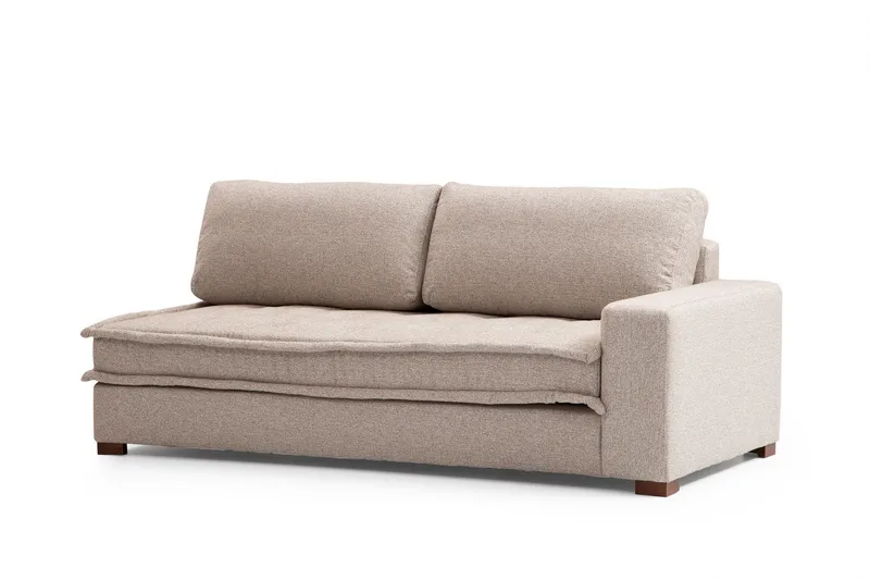 Gladfield Chaiselongsofa 3-personers - Beige - Møbler - Sofaer - Sofa med chaiselong - 3 personers sofa med chaiselong