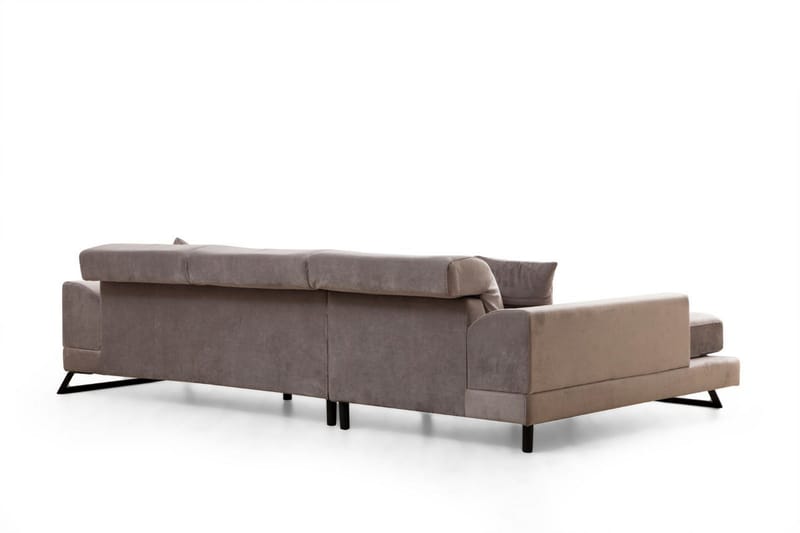Jaraad Chaiselongsofa 3-personers - Grå - Møbler - Sofaer - Sofa med chaiselong - 3 personers sofa med chaiselong