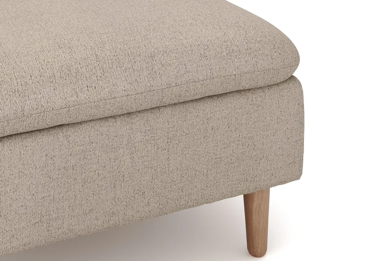 Lovis 3-personers sofa med vendbar chaiselong i stof - Beige - Møbler - Sofaer - Sofa med chaiselong - 3 personers sofa med chaiselong