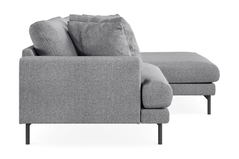 Menard 3-pers Chaiselongsofa - Grå - Sofa med chaiselong - 3 personers sofa med chaiselong