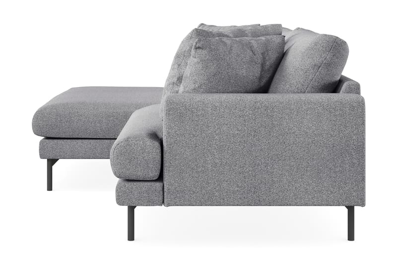 Menard 4-personers Venstrevendt L-formet Divansofa i Stof - Grå - Møbler - Sofaer - Sofa med chaiselong