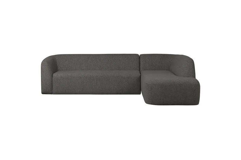 Mooli Sofa med Chaiselong 3-personers - Grå/Sort - Møbler - Sofaer - Sofa med chaiselong - 3 personers sofa med chaiselong