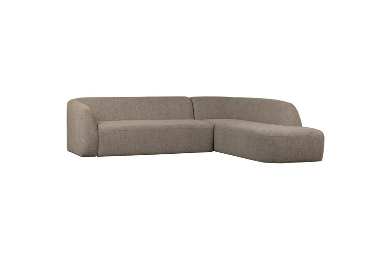Mooli Sofa med Chaiselong 3-personers - Lysebrun - Møbler - Sofaer - Sofa med chaiselong - 3 personers sofa med chaiselong