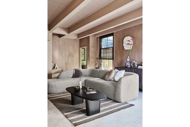 Mooli Sofa med Chaiselong 3-personers - Offwhite - Møbler - Sofaer - Sofa med chaiselong - 3 personers sofa med chaiselong