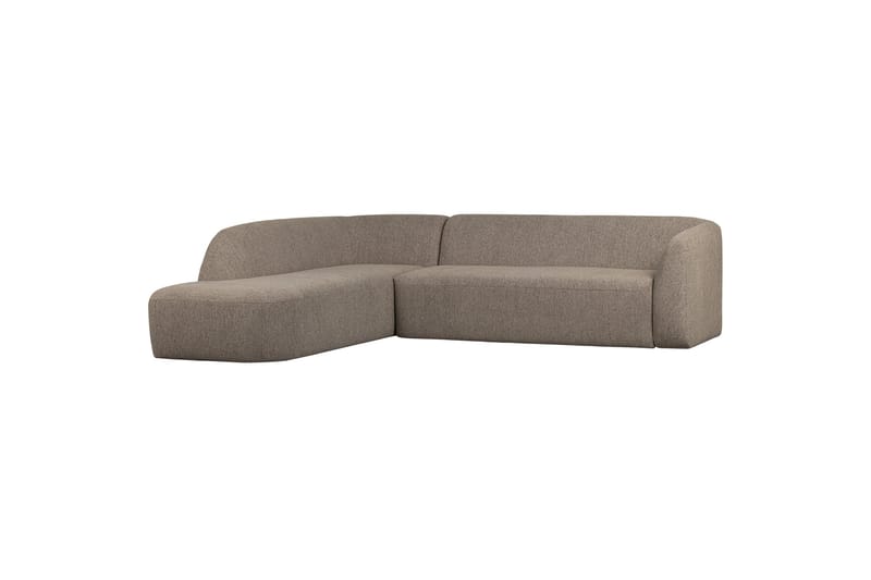 Mooli Sofa med Chaiselong 3-personers - Lysebrun - Sofa med chaiselong - 3 personers sofa med chaiselong