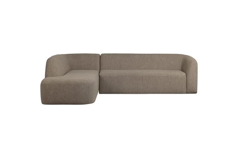 Mooli Sofa med Chaiselong 3-personers - Lysebrun - Sofa med chaiselong - 3 personers sofa med chaiselong