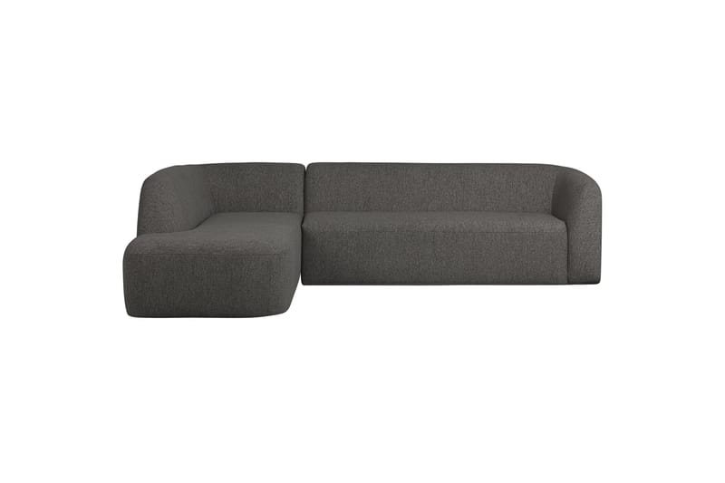 Mooli Sofa med Chaiselong 3-personers - Grå/Sort - Sofa med chaiselong - 3 personers sofa med chaiselong