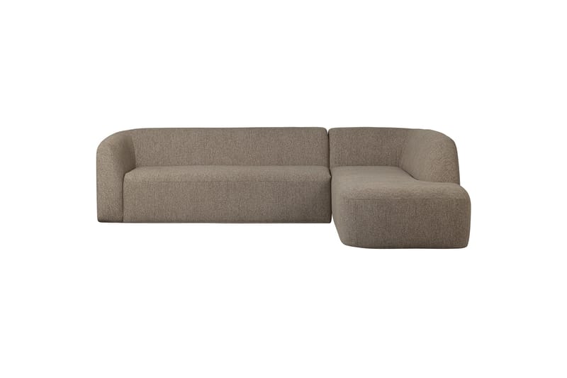 Mooli Sofa med Chaiselong 3-personers - Lysebrun - Sofa med chaiselong - 3 personers sofa med chaiselong