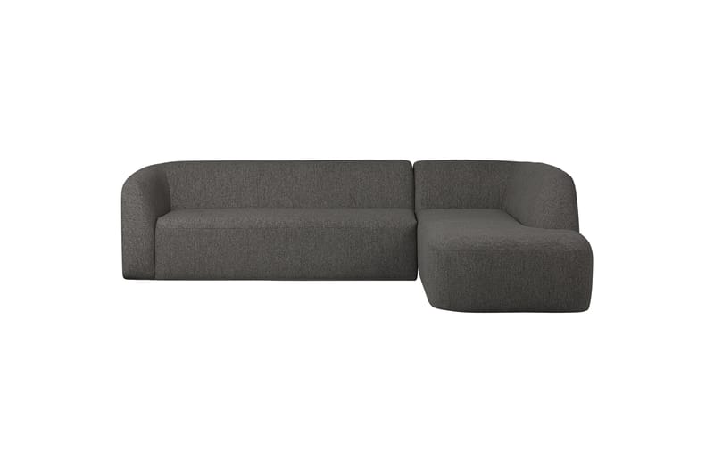 Mooli Sofa med Chaiselong 3-personers - Grå/Sort - Sofa med chaiselong - 3 personers sofa med chaiselong