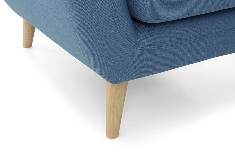 Motala hjørnesofa 140 cm - Blå - Møbler - Sofaer - Sofa med chaiselong - 3 personers sofa med chaiselong