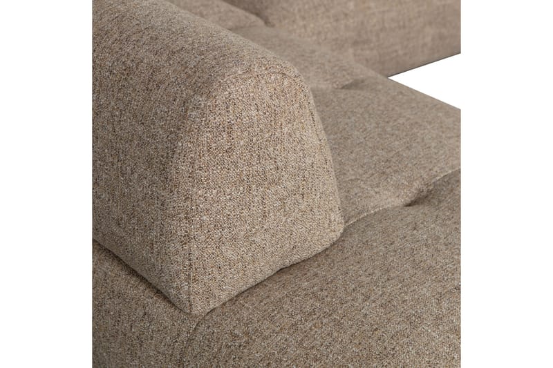 Ranta Sofa med Chaiselong 3-personers - Brun - Møbler - Sofaer - Sofa med chaiselong - 3 personers sofa med chaiselong