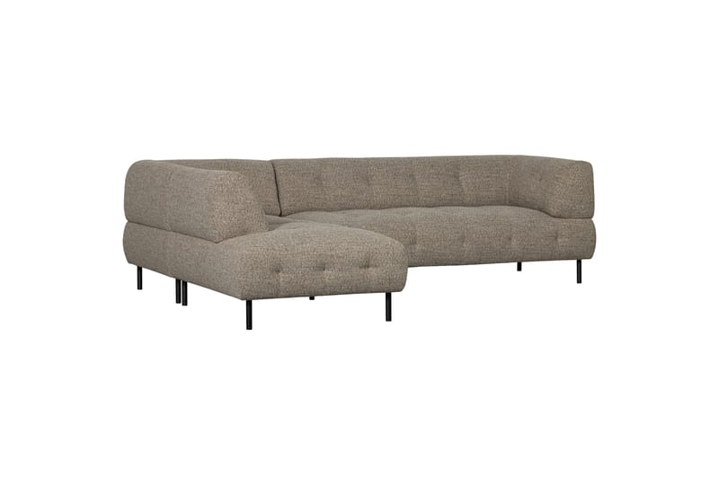 Ranta Sofa med Chaiselong 3-personers - Brun - Sofa med chaiselong - 3 personers sofa med chaiselong