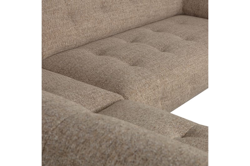 Ranta Sofa med Chaiselong 3-personers - Brun - Sofa med chaiselong - 3 personers sofa med chaiselong