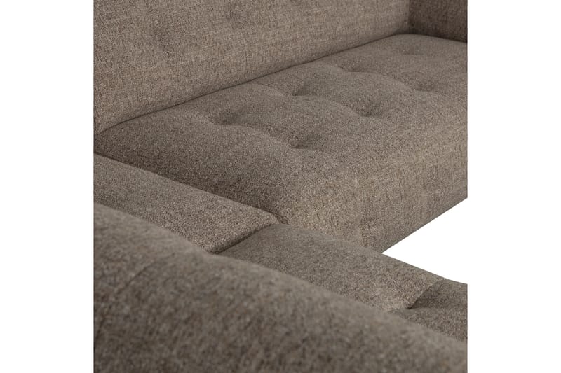 Ranta Sofa med Chaiselong 3-personers - Mørkebrun - Sofa med chaiselong - 3 personers sofa med chaiselong