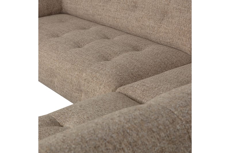 Ranta Sofa med Chaiselong 3-personers - Brun - Sofa med chaiselong - 3 personers sofa med chaiselong