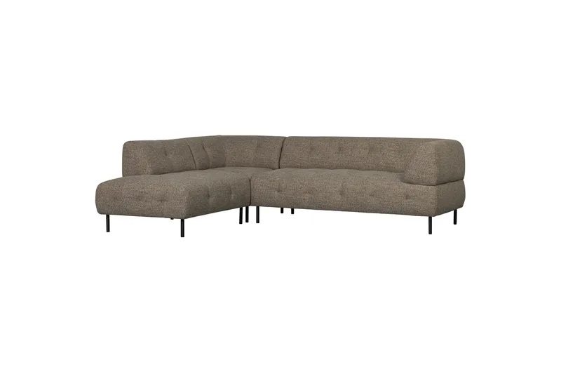 Ranta Sofa med Chaiselong 3-personers - Mørkebrun - Møbler - Sofaer - Sofa med chaiselong - 3 personers sofa med chaiselong