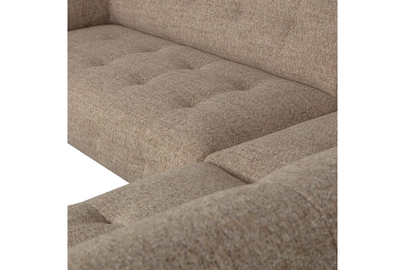 Ranta Sofa med Chaiselong 3-personers - Brun - Møbler - Sofaer - Sofa med chaiselong - 3 personers sofa med chaiselong