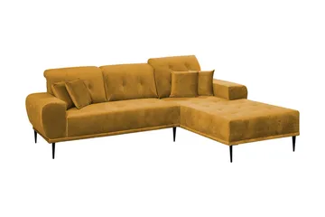Rapale 3-Pers. Sofa med Chaiselong Højre med Puder
