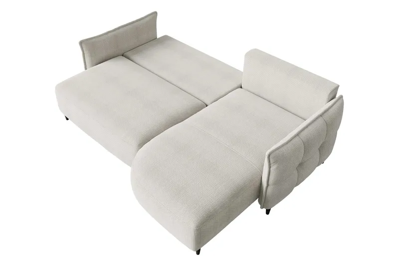Sycylia Sofa med Divan 3-personers - Lys grå - Møbler - Sofaer - Sofa med chaiselong - 3 personers sofa med chaiselong