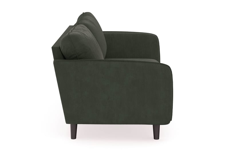 Trend Lyx 3-personers Manchestersofa - Mørkegrøn - Møbler - Sofaer - 3 personers sofa