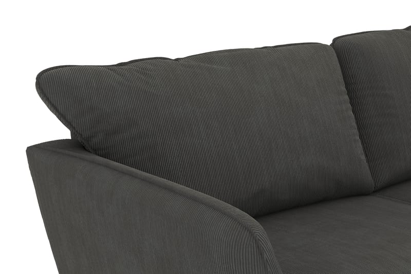 Trend Lyx 3-personers Manchestersofa - Mørkegrå - Møbler - Sofaer - 3 personers sofa