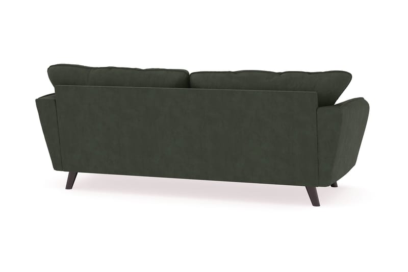Trend Lyx 3-personers Manchestersofa - Mørkegrøn - Møbler - Sofaer - 3 personers sofa