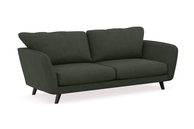 Trend Lyx 3-personers Manchestersofa - Mørkegrøn - Møbler - Sofaer - 3 personers sofa