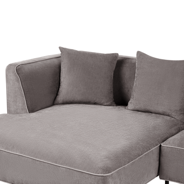 3-personers sofa Sater Højrevendt - Taupe - Møbler - Sofaer - Sofa med chaiselong