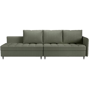 3-personers sofa Loft24 Lindhus - Grøn - Møbler - Sofaer - Sofa med chaiselong