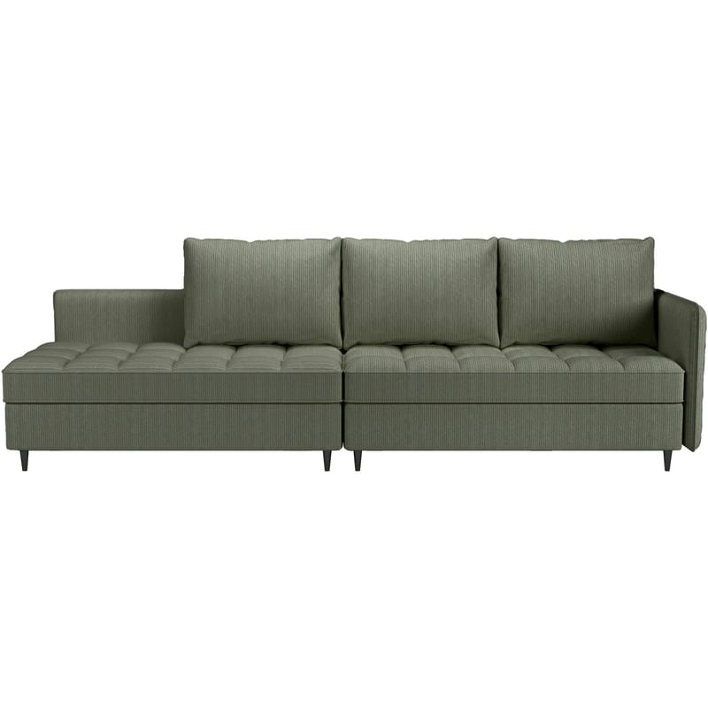 3-personers sofa Loft24 Lindhus - Grøn - Møbler - Sofaer - Sofa med chaiselong
