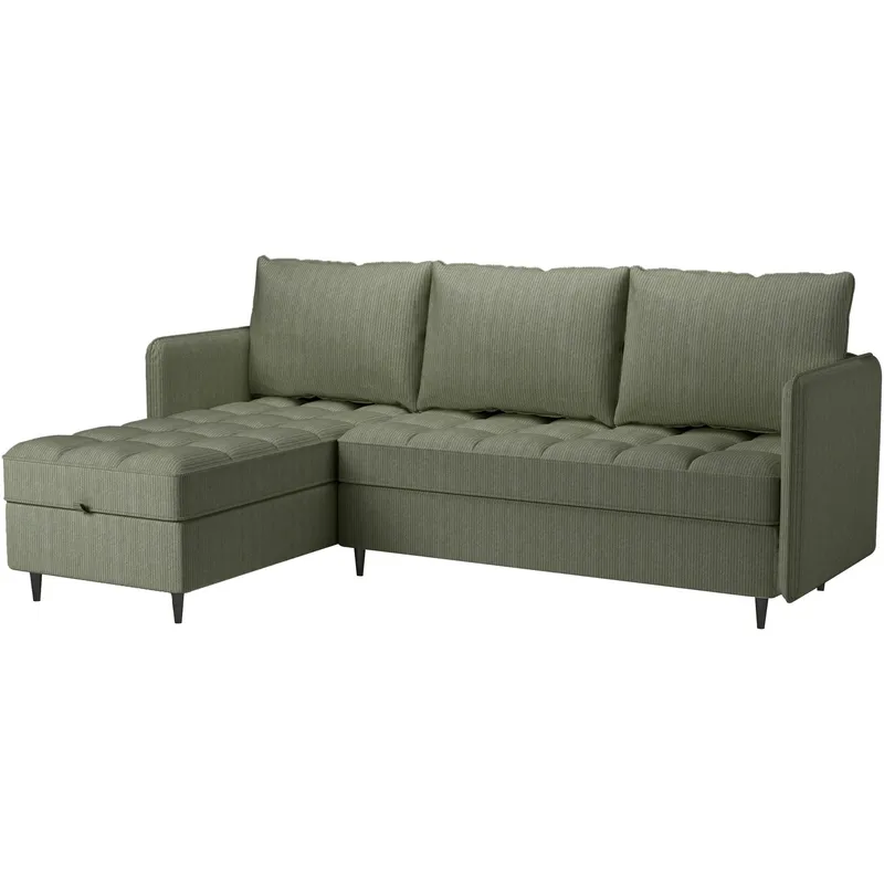3-personers sofa Loft24 Lindhus, Grøn
