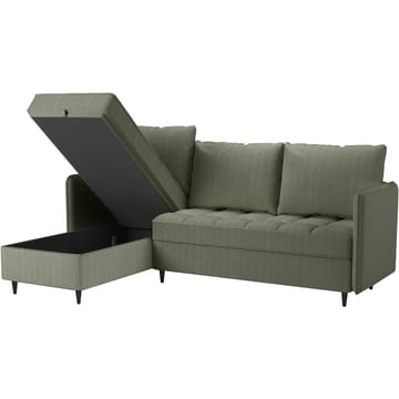 3-personers sofa Loft24 Lindhus - Grøn - Møbler - Sofaer - Sofa med chaiselong