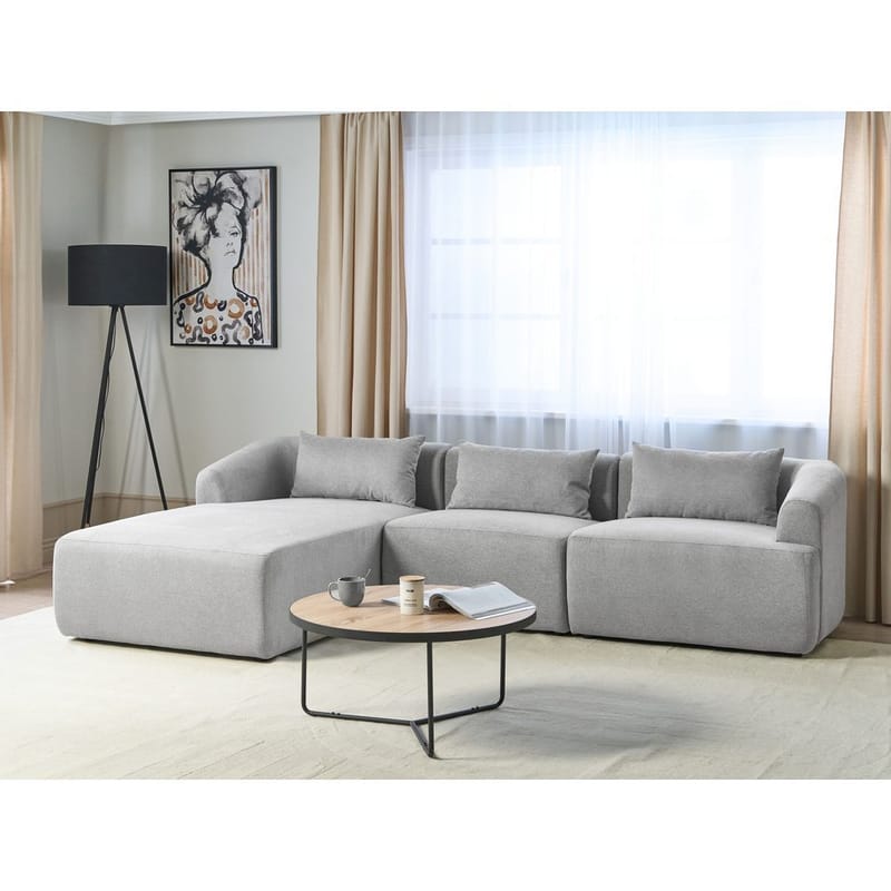 3-personers sofa Svansele - Lysegrå/Højrevendt - Møbler - Sofaer - Hjørnesofa