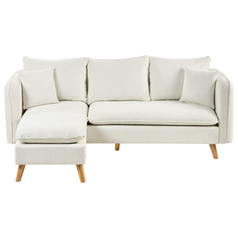 3-personers sofa Dalvik, Hvid, brun