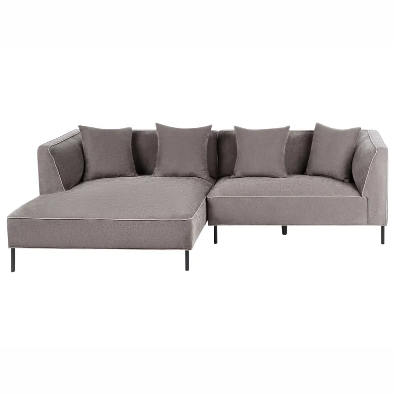 3-personers sofa Sater Højrevendt - Taupe - Møbler - Sofaer - Sofa med chaiselong