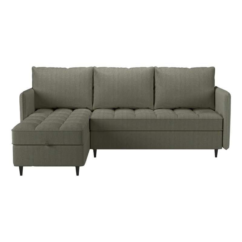 3-personers sofa Loft24 Lindhus - Grøn - Møbler - Sofaer - Sofa med chaiselong