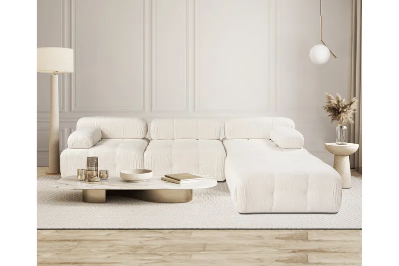 Belgin Boblet Divansofa 3-personers 315 cm bred - Møbler - Sofaer - Modulsofaer - Komplet modulsofa