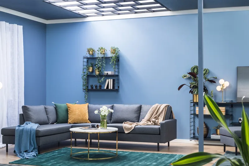 Peppe 4-personers Venstrevendt L-formet Chaiselongsofa i Stof - Mørkegrå - Møbler - Sofaer - Sofa med chaiselong - 4 personers sofa med chaiselong