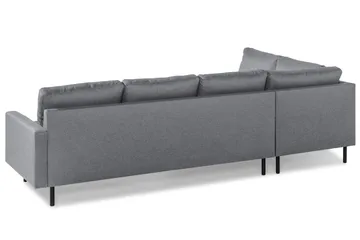Peppe 4-personers Venstrevendt L-formet Chaiselongsofa i Stof - Lysegrå - Møbler - Sofaer - Sofa med chaiselong - 4 personers sofa med chaiselong