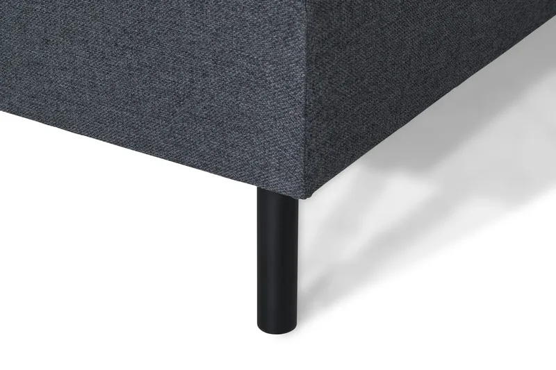 Peppe 4-personers Venstrevendt L-formet Chaiselongsofa i Stof - Mørkegrå - Møbler - Sofaer - Sofa med chaiselong - 4 personers sofa med chaiselong