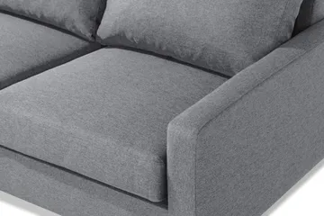 Peppe 4-personers Venstrevendt L-formet Chaiselongsofa i Stof - Lysegrå - Møbler - Sofaer - Sofa med chaiselong - 4 personers sofa med chaiselong