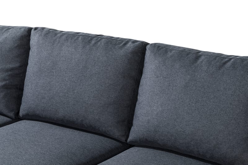 Peppe 4-personers Venstrevendt L-formet Chaiselongsofa i Stof - Mørkegrå - Møbler - Sofaer - Sofa med chaiselong - 4 personers sofa med chaiselong