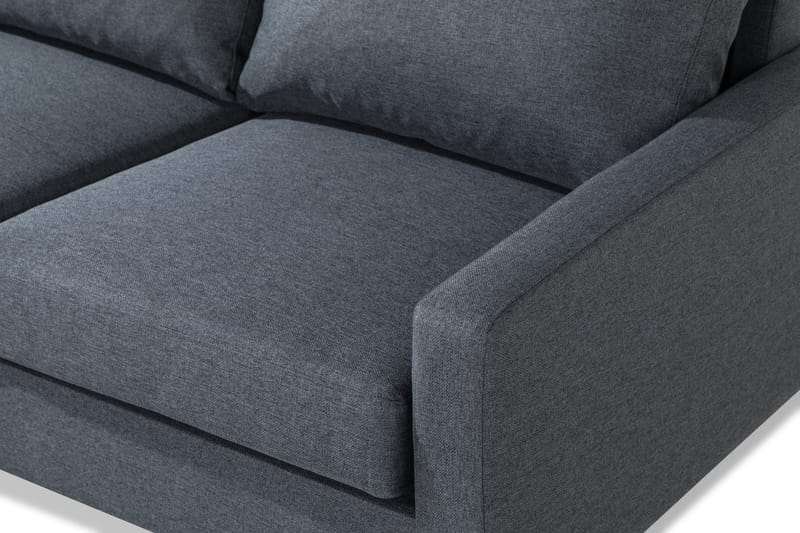 Peppe 4-personers Venstrevendt L-formet Chaiselongsofa i Stof - Mørkegrå - Møbler - Sofaer - Sofa med chaiselong - 4 personers sofa med chaiselong