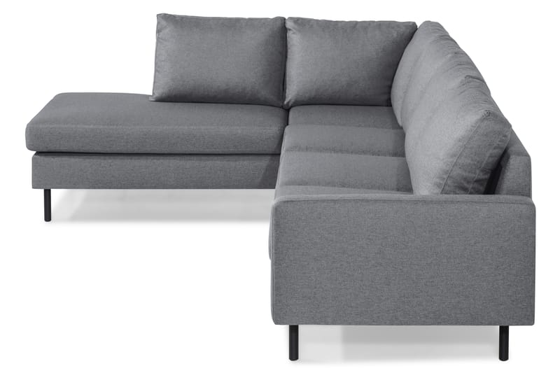 Peppe 4-Pers. Sofa med Chaiselong Venstre - Lysegrå - Sofa med chaiselong - 4 personers sofa med chaiselong