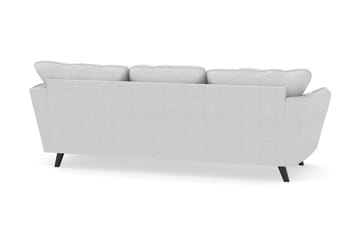 Trend Lyx 3-personers Højrevendt L-formet Chaiselongsofa i Stof - Lysegrå - Møbler - Sofaer - Sofa med chaiselong
