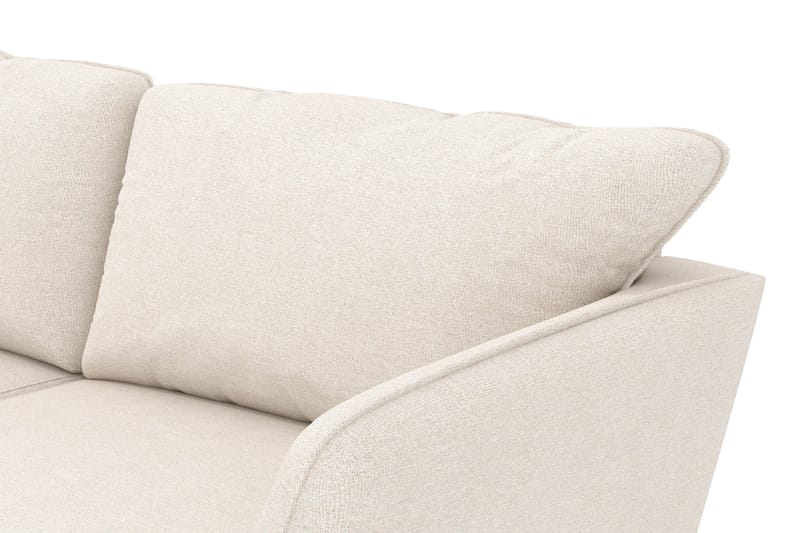 Trend Lyx 3-personers Venstrevendt L-formet Chaiselongsofa i Stof - Beige - Møbler - Sofaer - Sofa med chaiselong